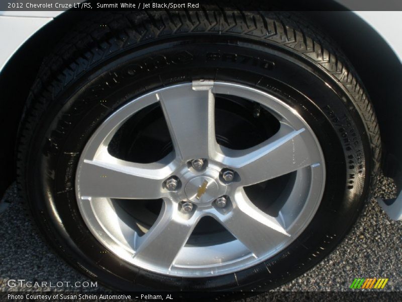 Summit White / Jet Black/Sport Red 2012 Chevrolet Cruze LT/RS