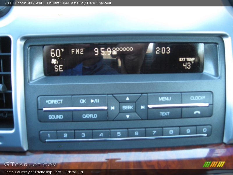 Brilliant Silver Metallic / Dark Charcoal 2010 Lincoln MKZ AWD