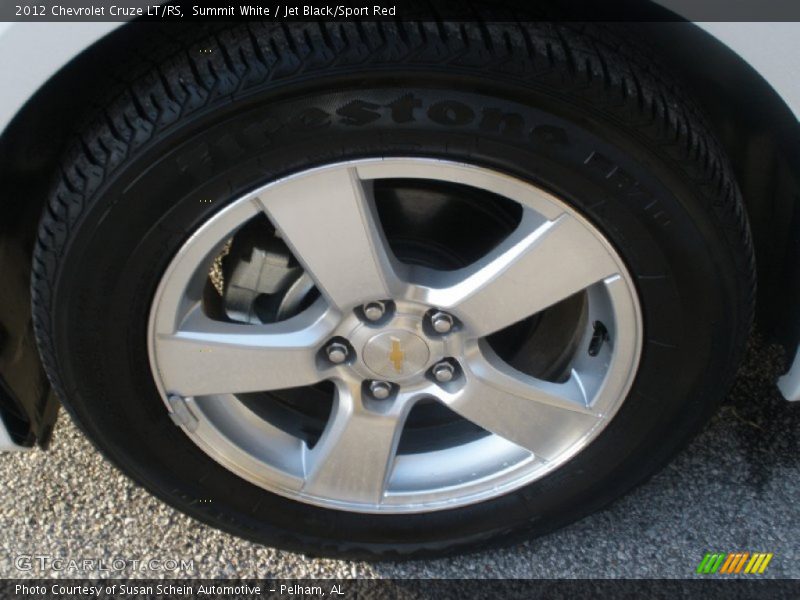 Summit White / Jet Black/Sport Red 2012 Chevrolet Cruze LT/RS