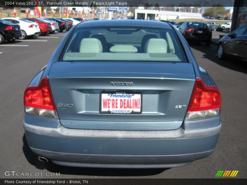 Platinum Green Metallic / Taupe/Light Taupe 2004 Volvo S60 2.5T