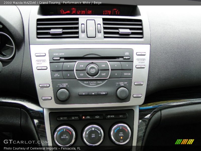 Performance White / Beige 2009 Mazda MAZDA6 i Grand Touring