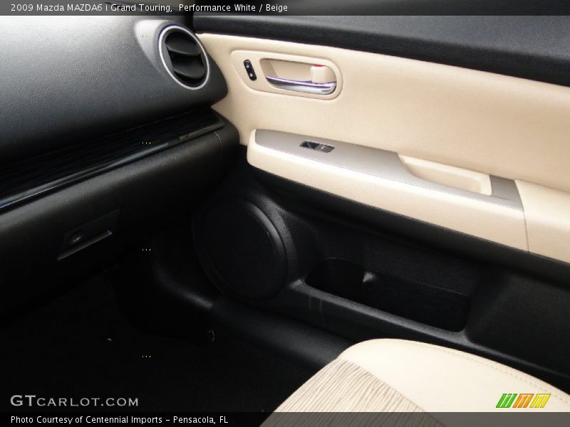 Performance White / Beige 2009 Mazda MAZDA6 i Grand Touring