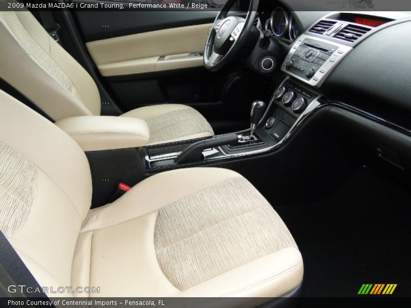 Performance White / Beige 2009 Mazda MAZDA6 i Grand Touring