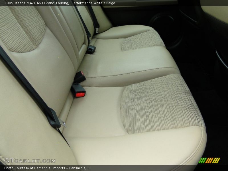 Performance White / Beige 2009 Mazda MAZDA6 i Grand Touring