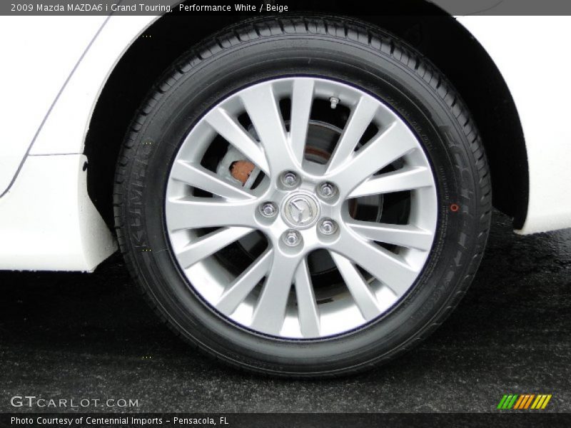 Performance White / Beige 2009 Mazda MAZDA6 i Grand Touring