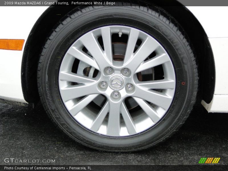 Performance White / Beige 2009 Mazda MAZDA6 i Grand Touring