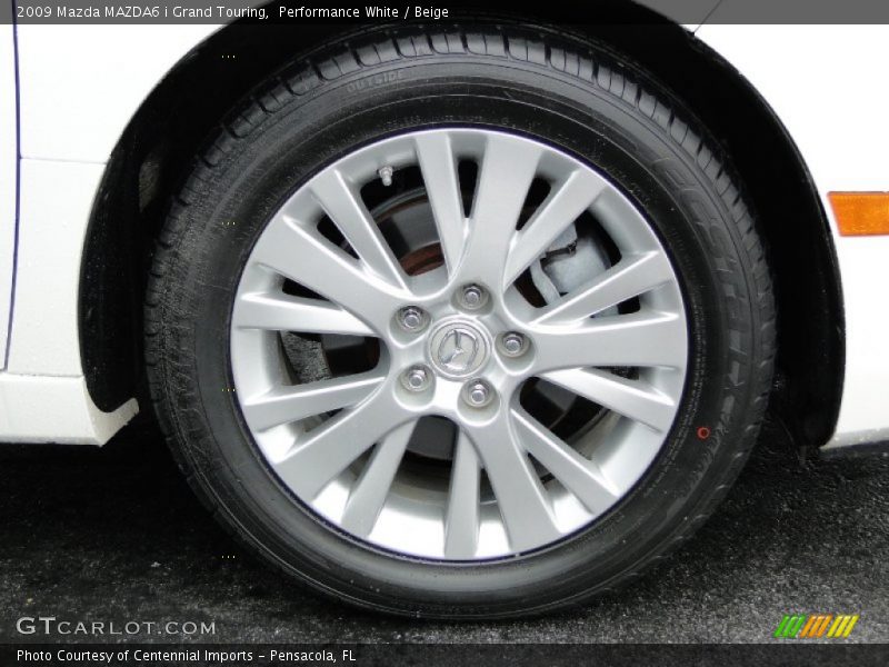 Performance White / Beige 2009 Mazda MAZDA6 i Grand Touring