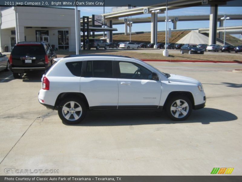 Bright White / Dark Slate Gray 2011 Jeep Compass 2.0