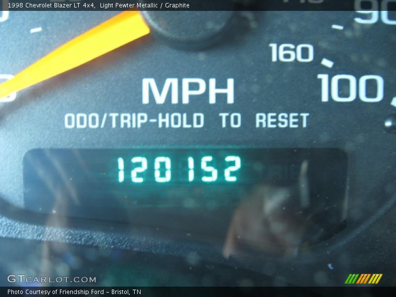 Light Pewter Metallic / Graphite 1998 Chevrolet Blazer LT 4x4