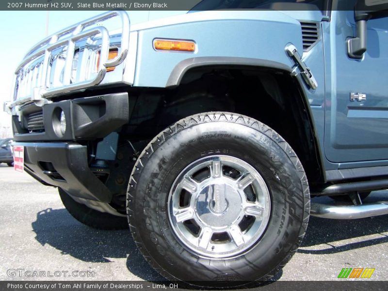 Slate Blue Metallic / Ebony Black 2007 Hummer H2 SUV