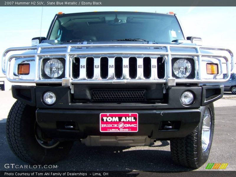 Slate Blue Metallic / Ebony Black 2007 Hummer H2 SUV
