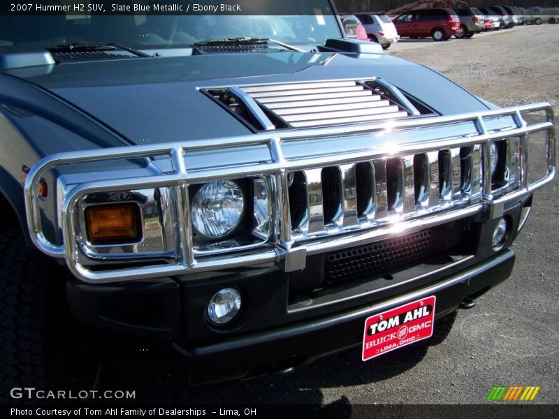 Slate Blue Metallic / Ebony Black 2007 Hummer H2 SUV
