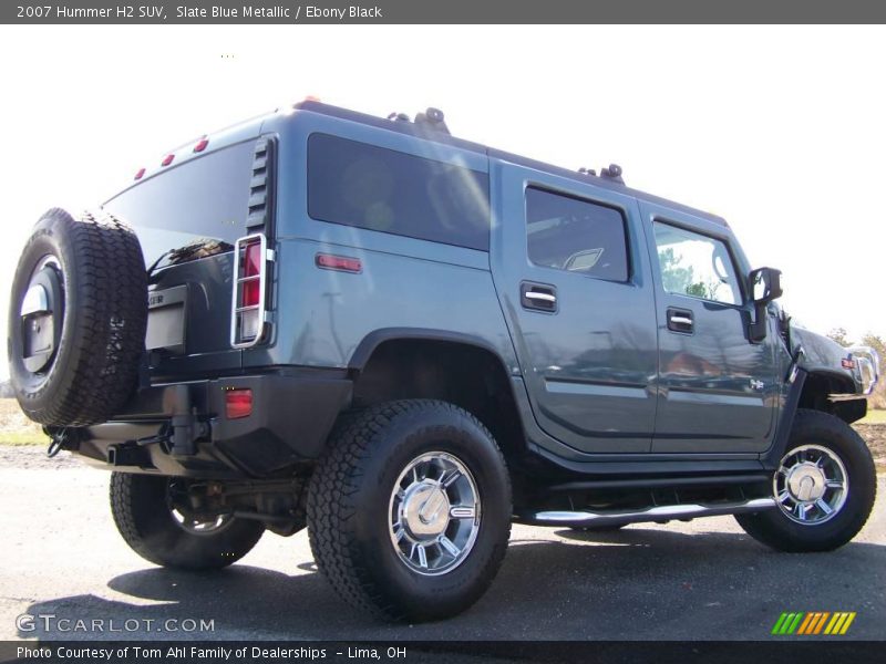 Slate Blue Metallic / Ebony Black 2007 Hummer H2 SUV