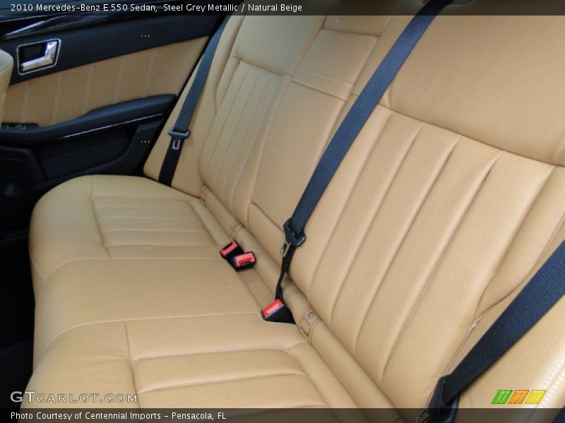 Steel Grey Metallic / Natural Beige 2010 Mercedes-Benz E 550 Sedan