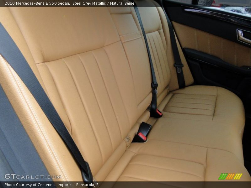 Steel Grey Metallic / Natural Beige 2010 Mercedes-Benz E 550 Sedan