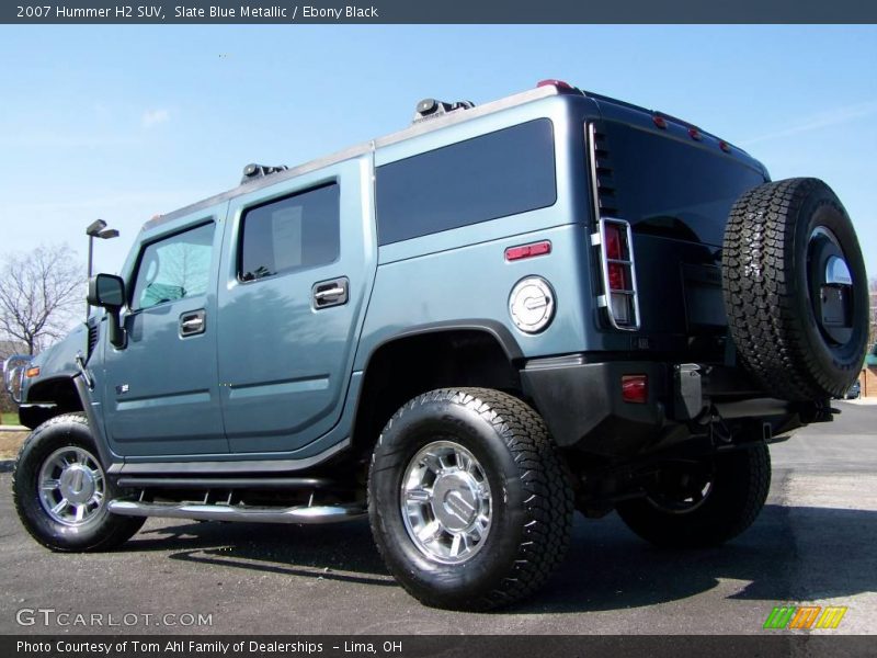Slate Blue Metallic / Ebony Black 2007 Hummer H2 SUV