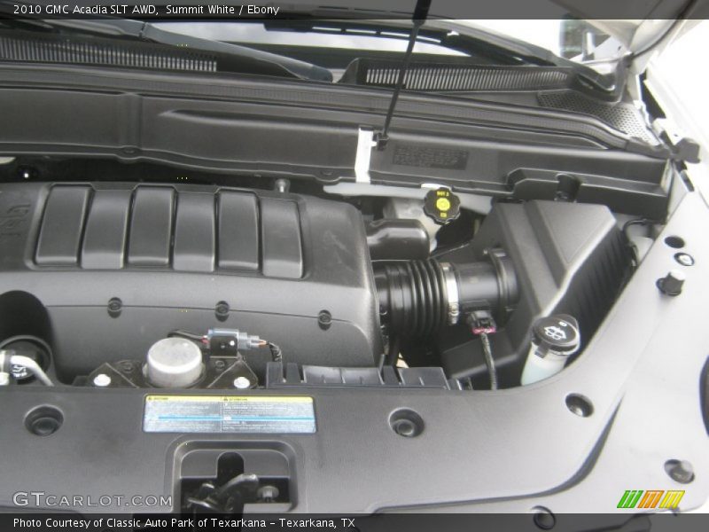Summit White / Ebony 2010 GMC Acadia SLT AWD