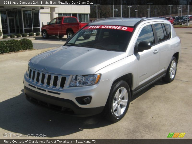 Bright Silver Metallic / Dark Slate Gray 2011 Jeep Compass 2.4