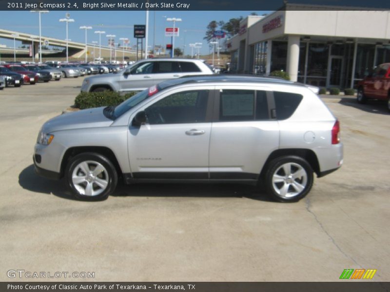 Bright Silver Metallic / Dark Slate Gray 2011 Jeep Compass 2.4