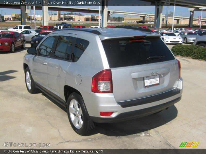 Bright Silver Metallic / Dark Slate Gray 2011 Jeep Compass 2.4