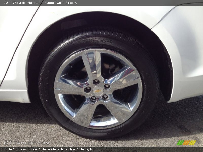 Summit White / Ebony 2011 Chevrolet Malibu LT