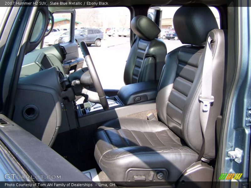 Slate Blue Metallic / Ebony Black 2007 Hummer H2 SUV
