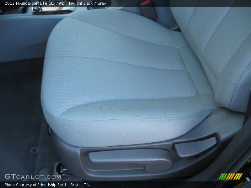 Twilight Black / Gray 2012 Hyundai Santa Fe GLS AWD