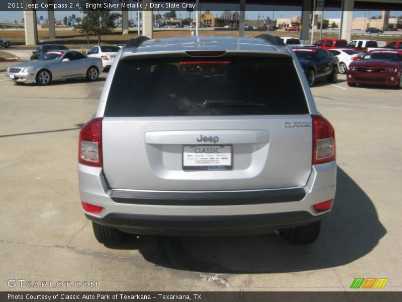 Bright Silver Metallic / Dark Slate Gray 2011 Jeep Compass 2.4