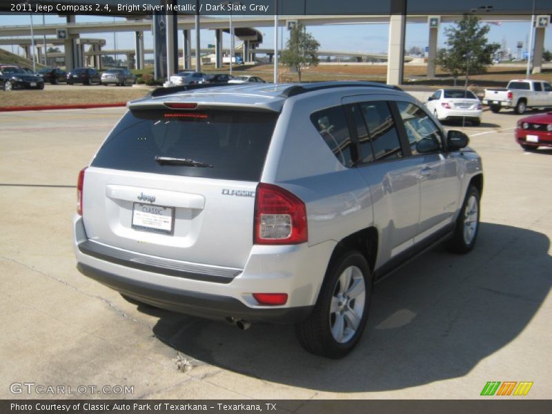 Bright Silver Metallic / Dark Slate Gray 2011 Jeep Compass 2.4