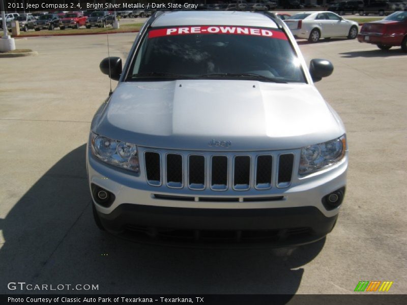 Bright Silver Metallic / Dark Slate Gray 2011 Jeep Compass 2.4
