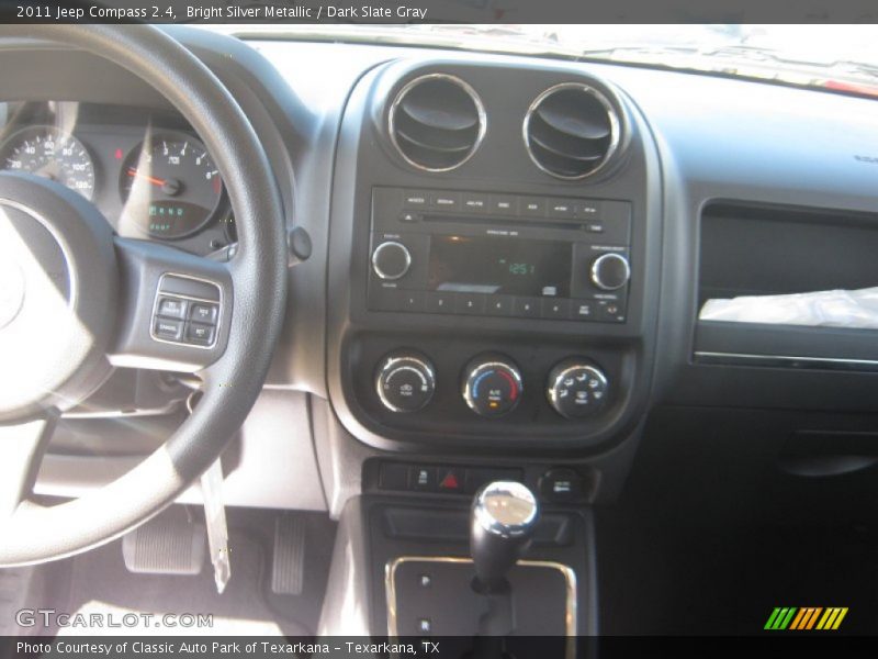 Bright Silver Metallic / Dark Slate Gray 2011 Jeep Compass 2.4