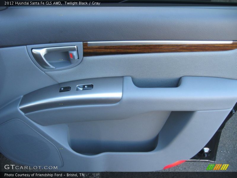 Twilight Black / Gray 2012 Hyundai Santa Fe GLS AWD