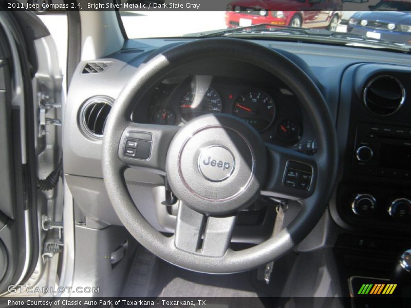 Bright Silver Metallic / Dark Slate Gray 2011 Jeep Compass 2.4