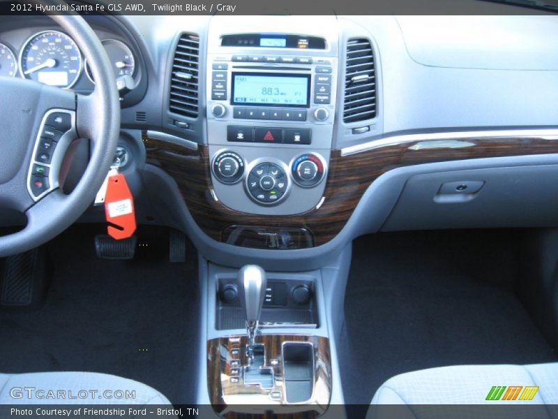 Twilight Black / Gray 2012 Hyundai Santa Fe GLS AWD