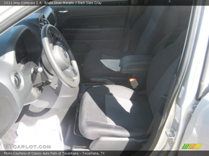 Bright Silver Metallic / Dark Slate Gray 2011 Jeep Compass 2.4