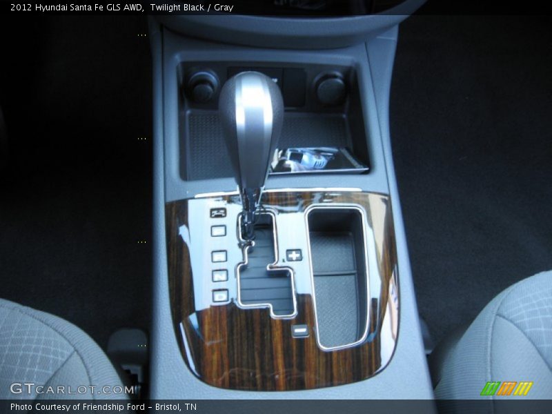 Twilight Black / Gray 2012 Hyundai Santa Fe GLS AWD