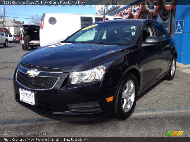 Black Granite Metallic / Jet Black 2011 Chevrolet Cruze LT