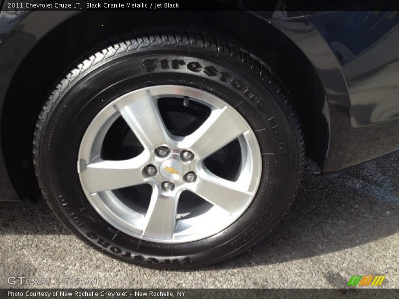 Black Granite Metallic / Jet Black 2011 Chevrolet Cruze LT