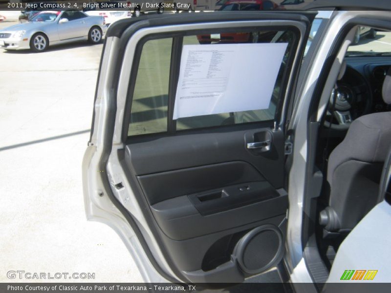 Bright Silver Metallic / Dark Slate Gray 2011 Jeep Compass 2.4