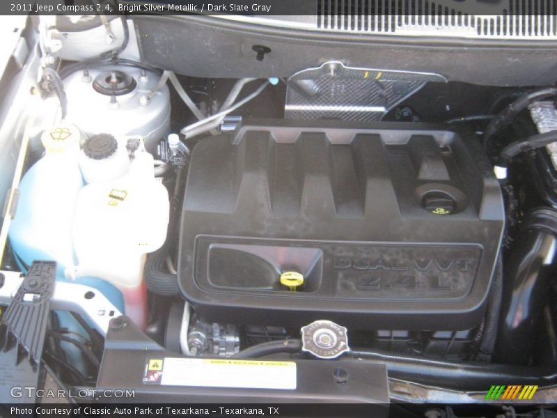 Bright Silver Metallic / Dark Slate Gray 2011 Jeep Compass 2.4