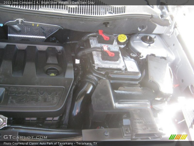Bright Silver Metallic / Dark Slate Gray 2011 Jeep Compass 2.4