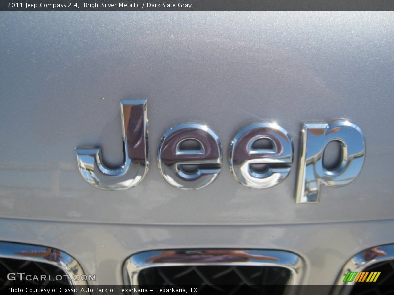 Bright Silver Metallic / Dark Slate Gray 2011 Jeep Compass 2.4