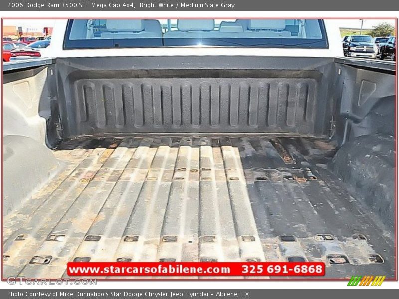 Bright White / Medium Slate Gray 2006 Dodge Ram 3500 SLT Mega Cab 4x4