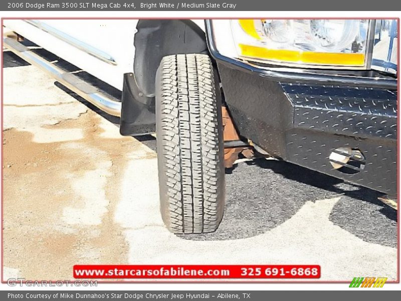 Bright White / Medium Slate Gray 2006 Dodge Ram 3500 SLT Mega Cab 4x4