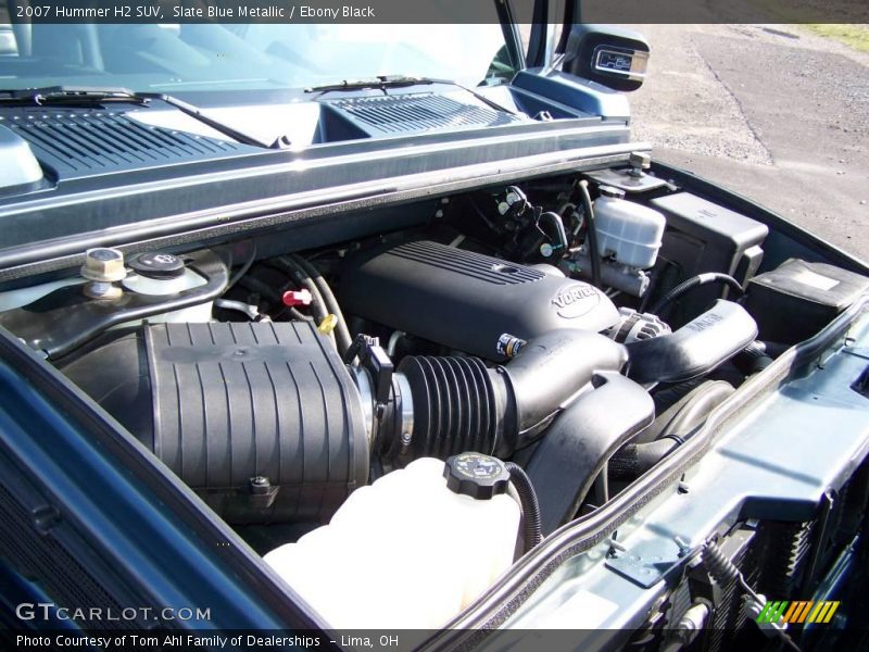 Slate Blue Metallic / Ebony Black 2007 Hummer H2 SUV