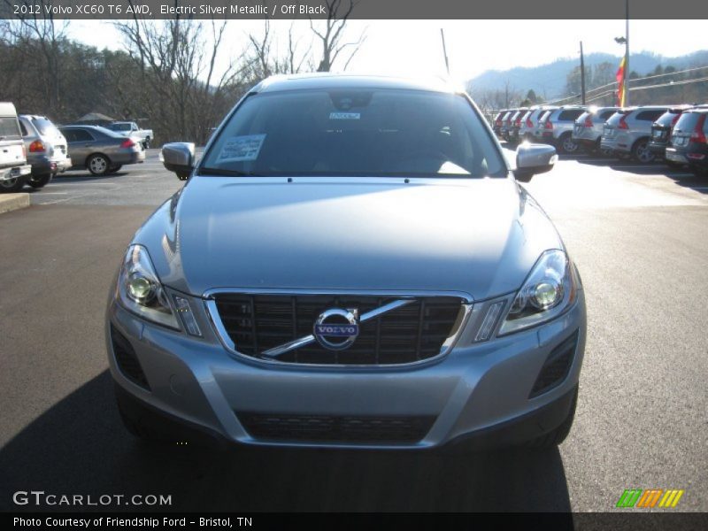 Electric Silver Metallic / Off Black 2012 Volvo XC60 T6 AWD