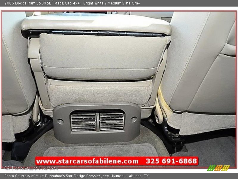 Bright White / Medium Slate Gray 2006 Dodge Ram 3500 SLT Mega Cab 4x4