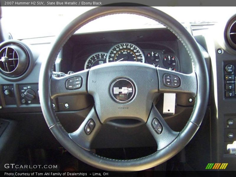 Slate Blue Metallic / Ebony Black 2007 Hummer H2 SUV