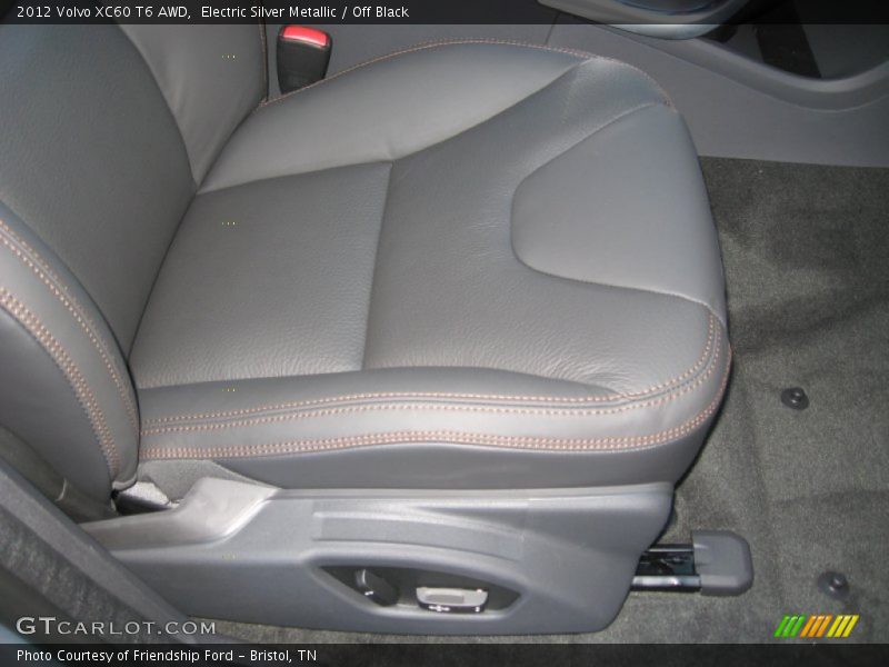 Front Seat of 2012 XC60 T6 AWD