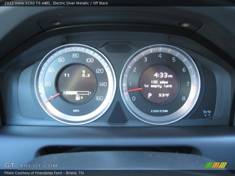  2012 XC60 T6 AWD T6 AWD Gauges
